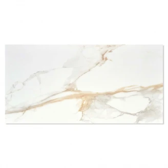 Marmor Klinker <strong>Sovereign</strong>  Vit-Guld Satin 60x120 cm